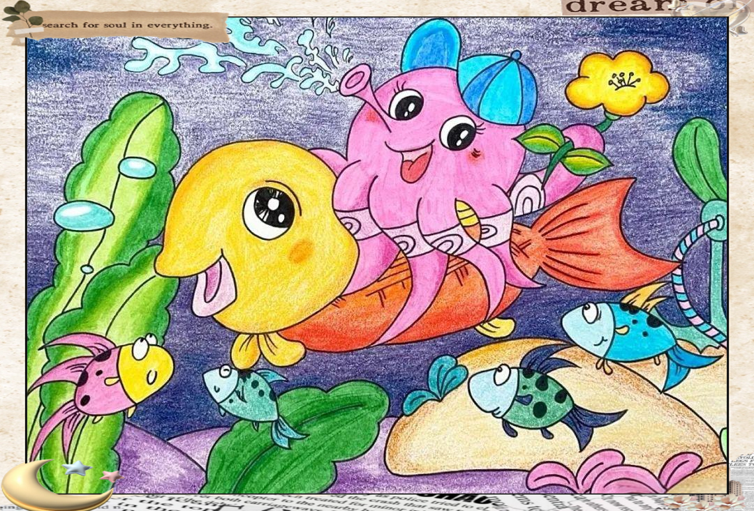 练习儿童画作品