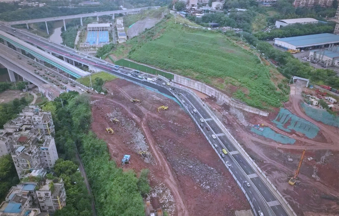 李家沱复线桥南引道项目加速推进 提升交通能力