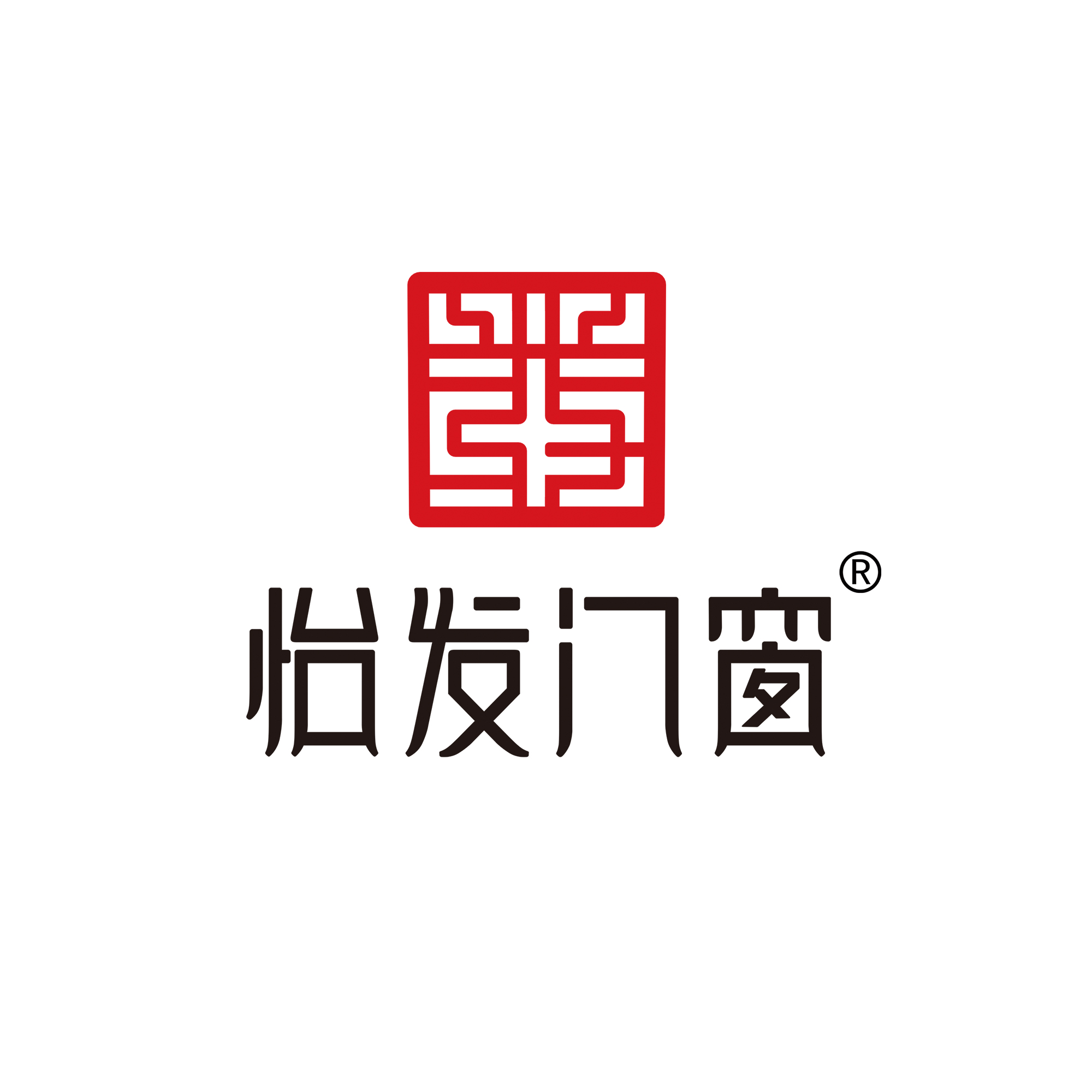 怡发门窗logo图片