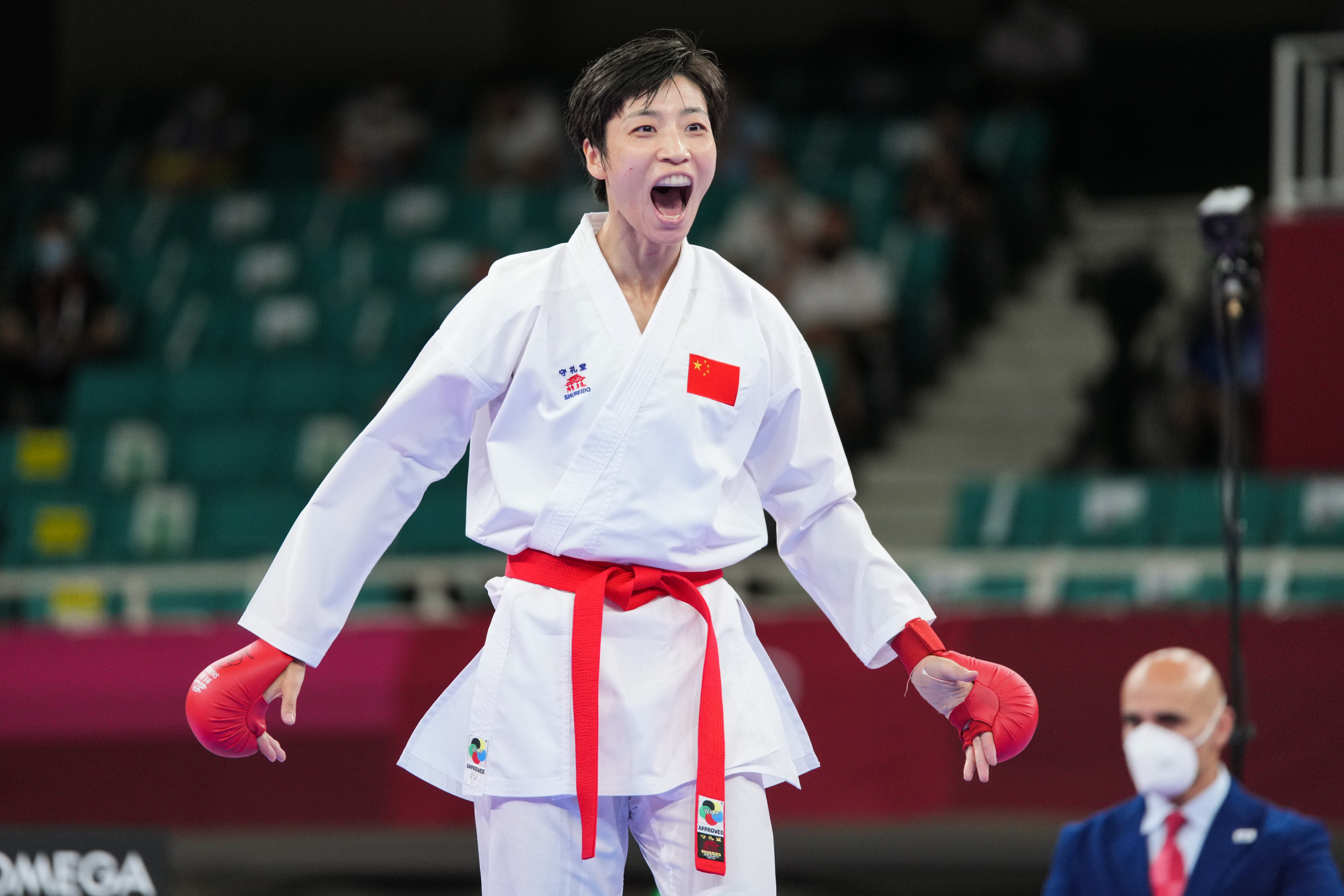 金牌战遗憾失利,尹笑言收获中国首枚空手道银牌
