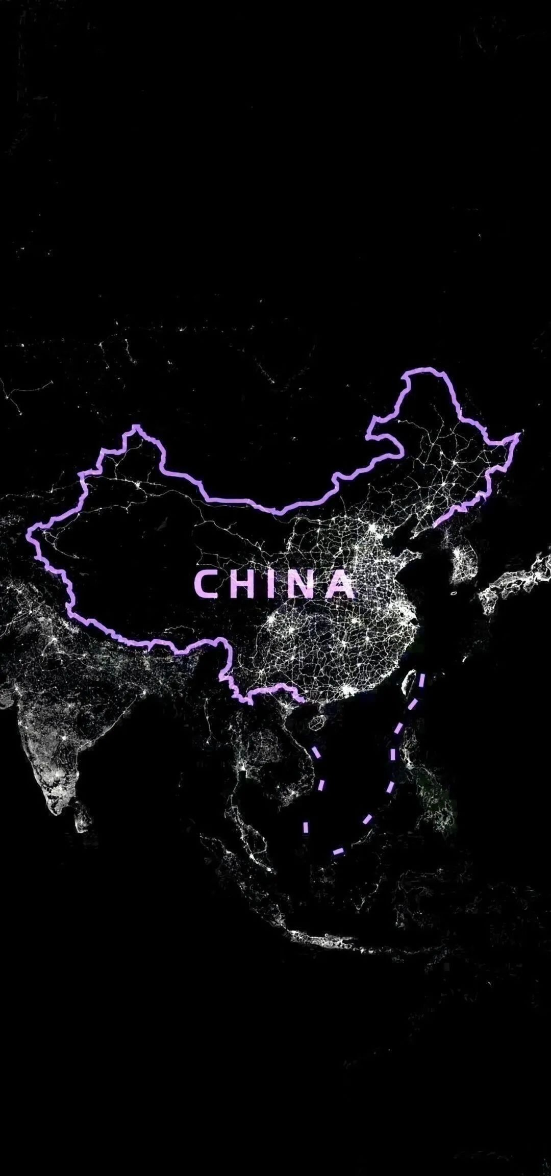中国各省地理地图高清手机壁纸精选