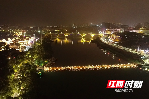 零陵古城夜景图片