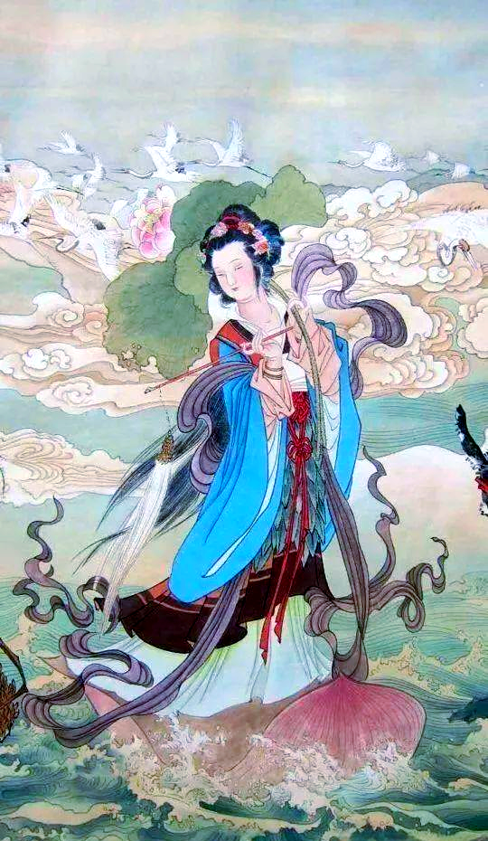 何仙姑:道教中的女仙,行云布雨,消灾解难的神祇