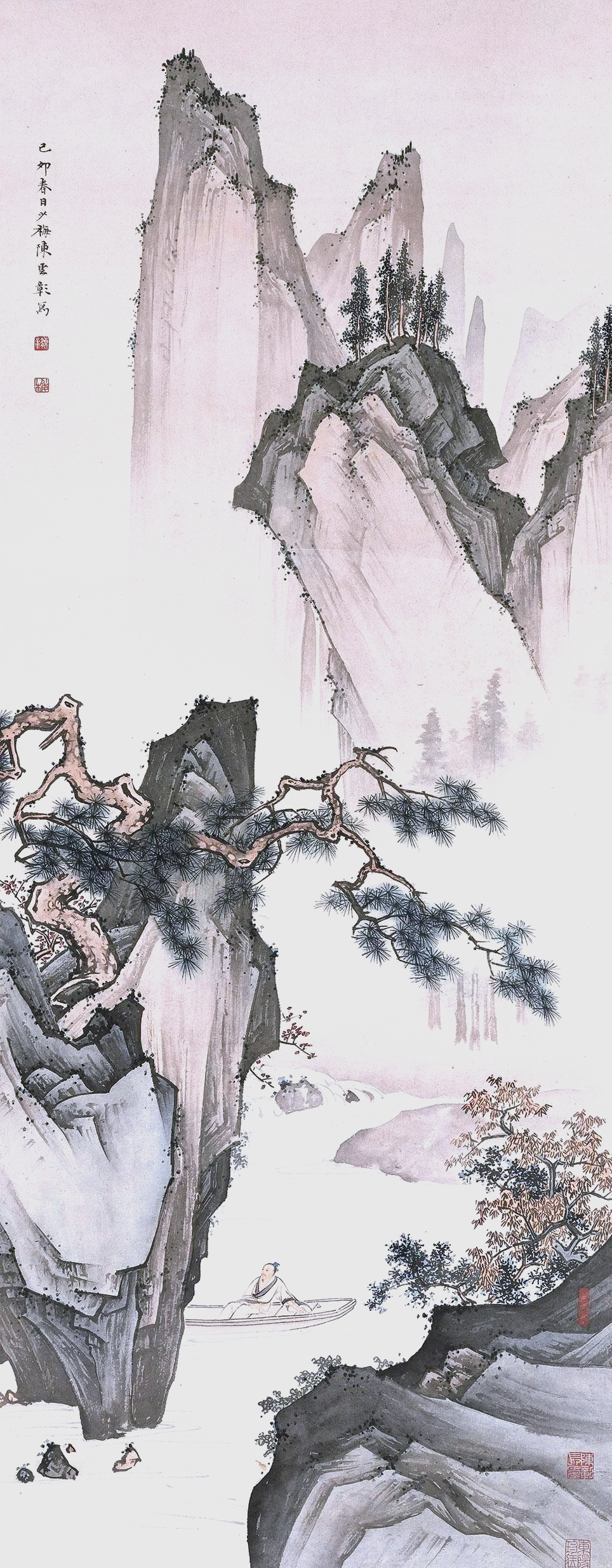 陈少梅的画:四季之美,令人心醉
