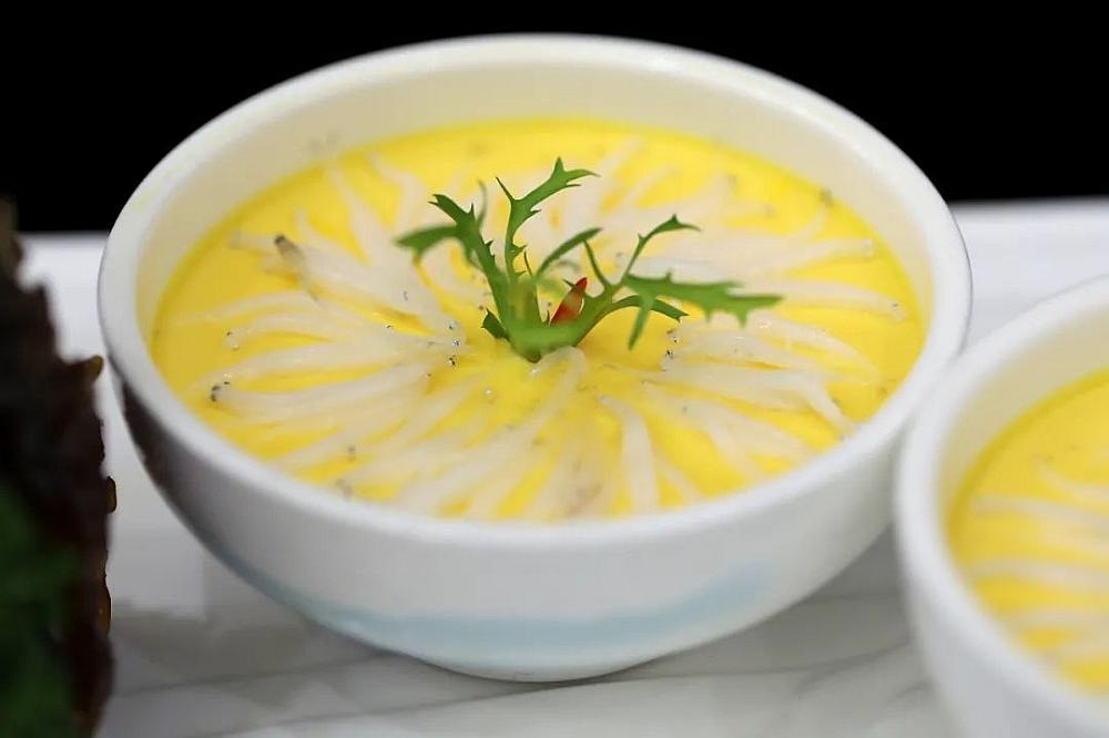 安徽明光:美食图鉴——银鱼蒸鸡蛋
