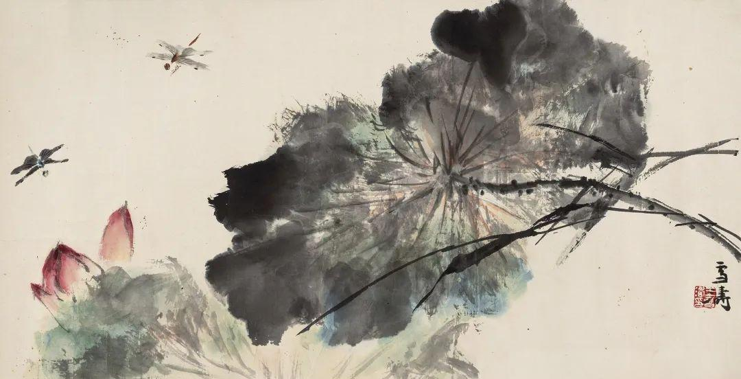 王雪涛的多幅荷花高清图,展现清新自然之美!