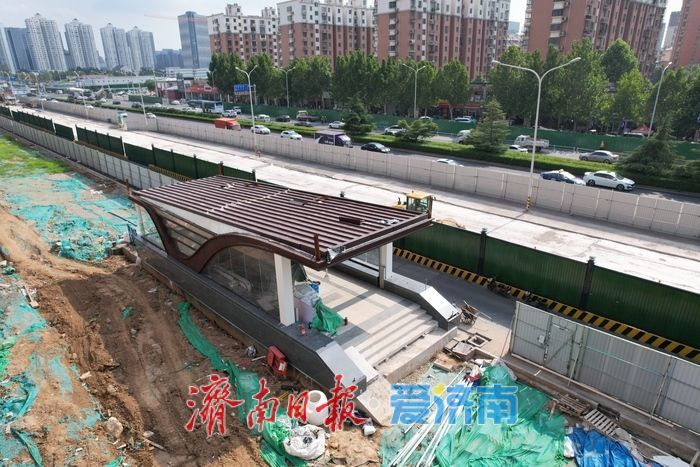 济南轨道交通6号线徐家庄站出入口亮相,立体交通网络助推