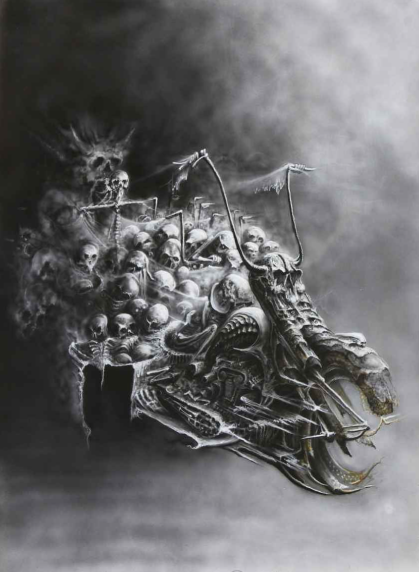 在太平间展出的死亡画作——米切尔的神秘主义绘画