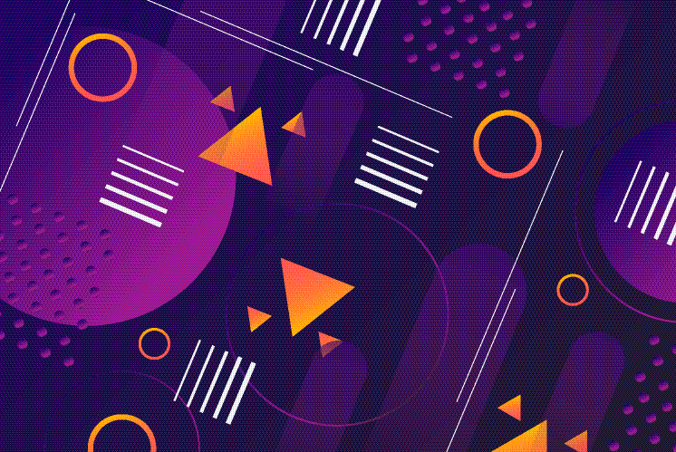 「免费」分享8款抽象渐变几何形状背景矢量素材「ai eps」