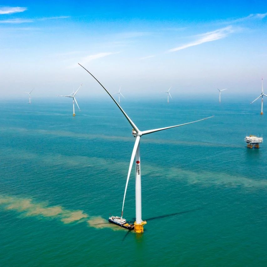 山东500兆瓦海上风电项目并网,年发电量15.89亿千瓦时