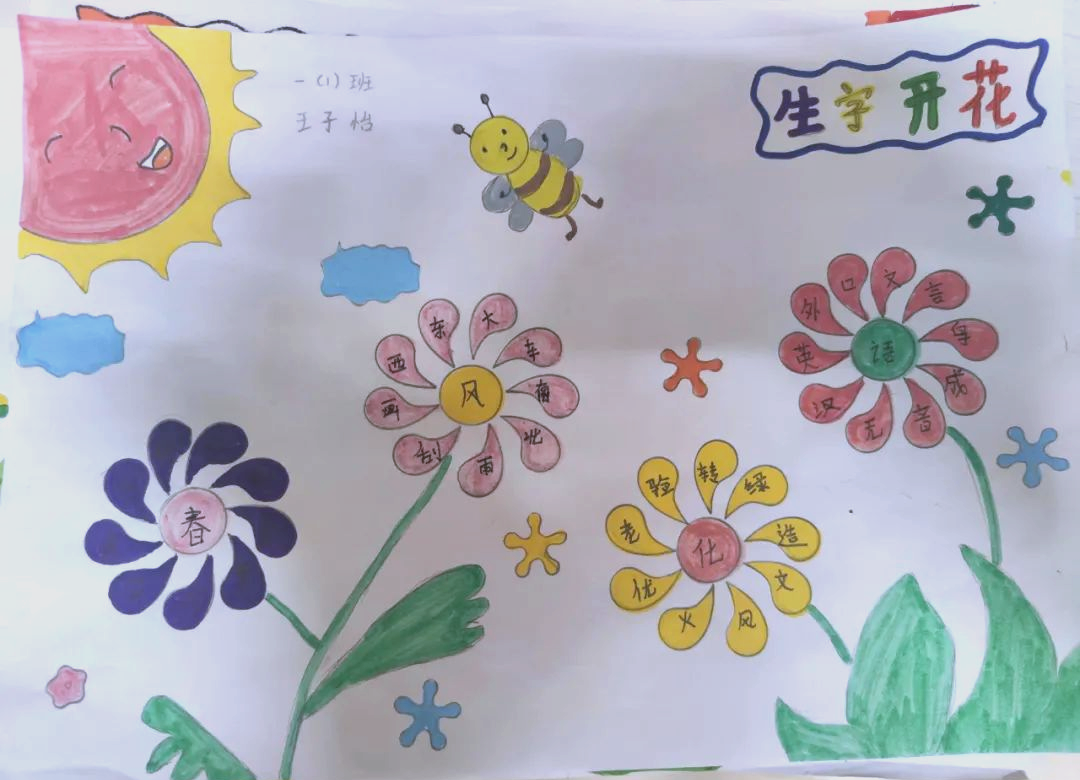 生字绽放光彩,朵朵精彩纷呈
