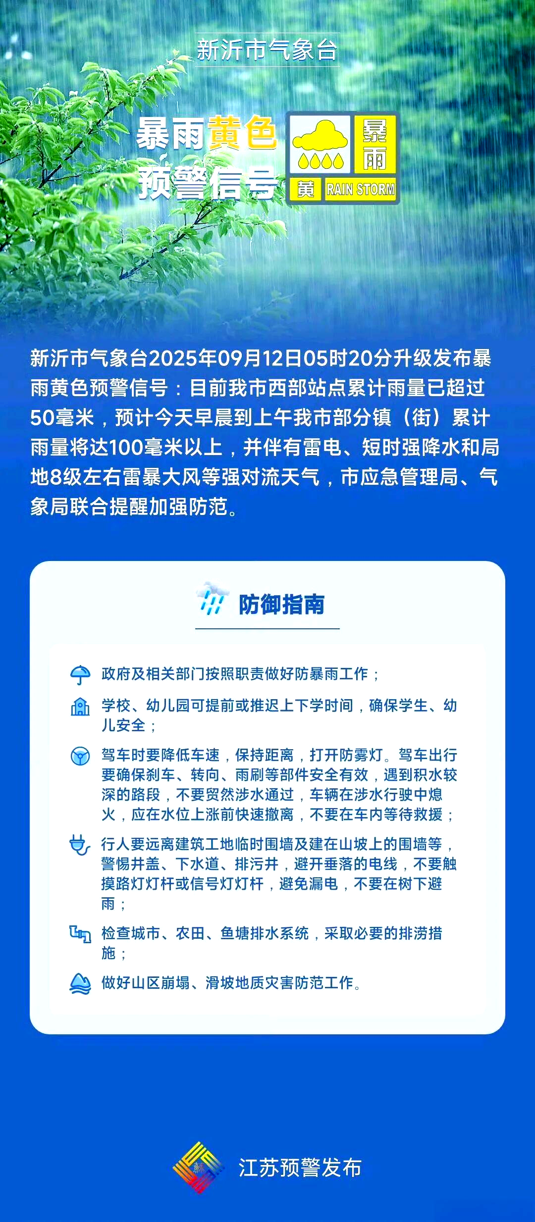 江苏省徐州市新沂市天气今日情况