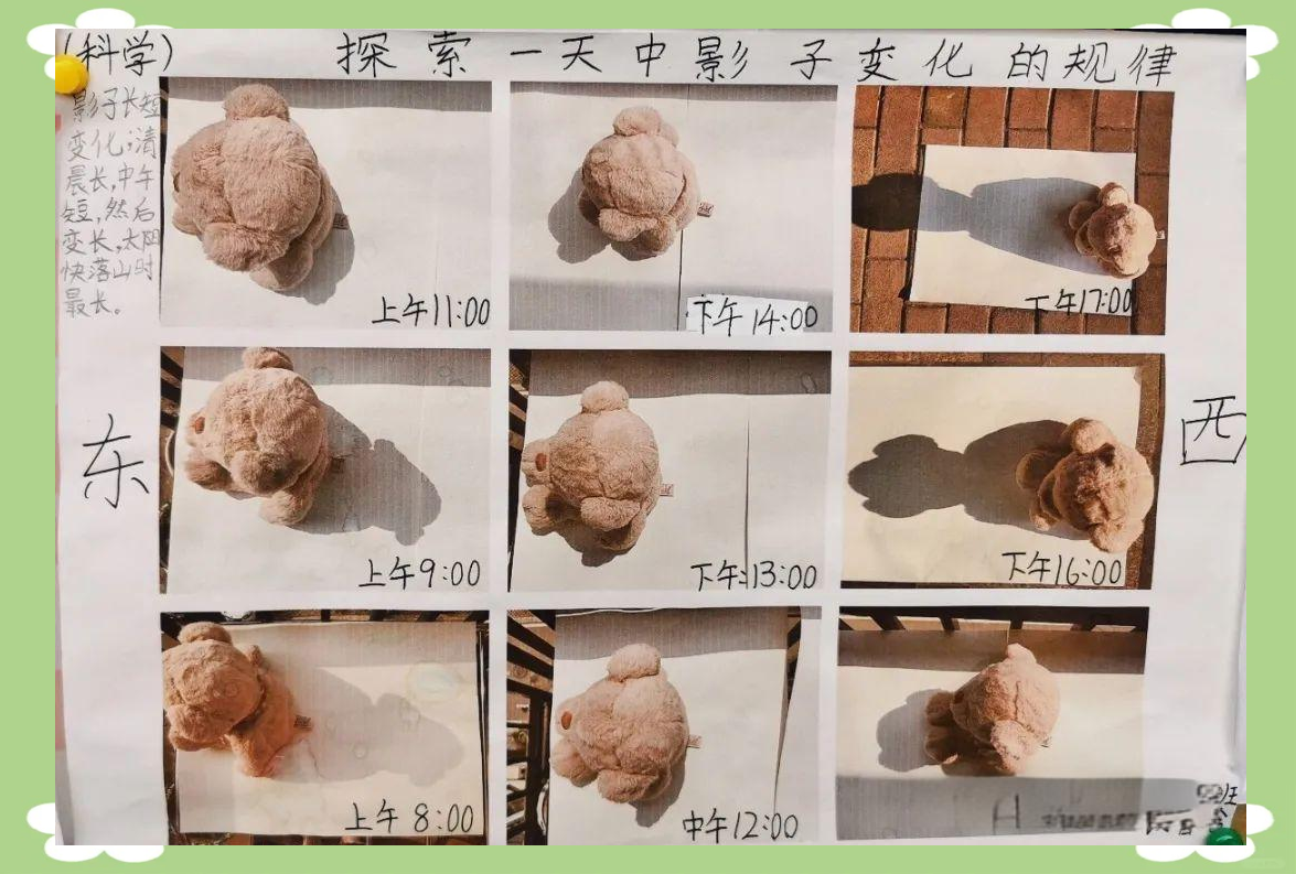 科学实验揭秘:一天中影子变化的规律
