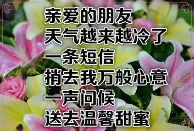 天气转凉注意保暖温馨的祝福语 冬天暖心的祝福图片免打字动态图片