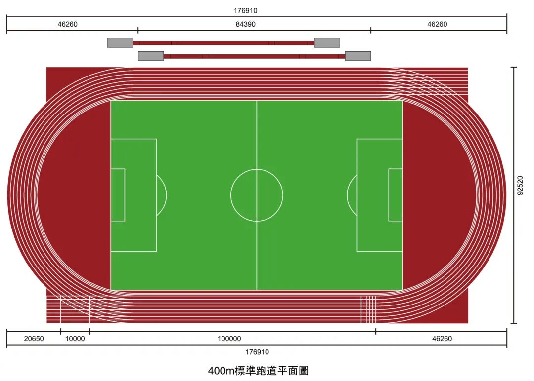 田径场跑道图片简图图片