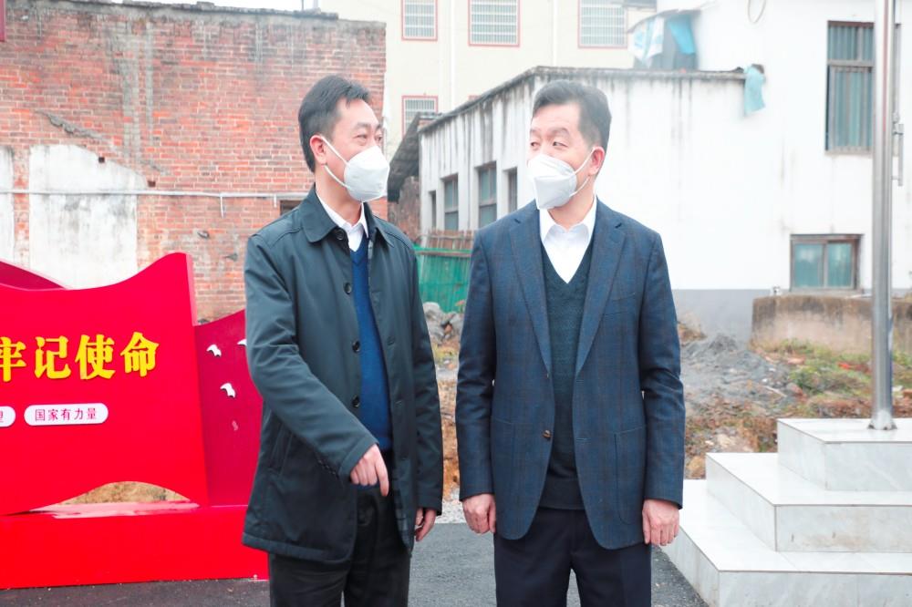 蒋建湘来新田调研乡村振兴等工作