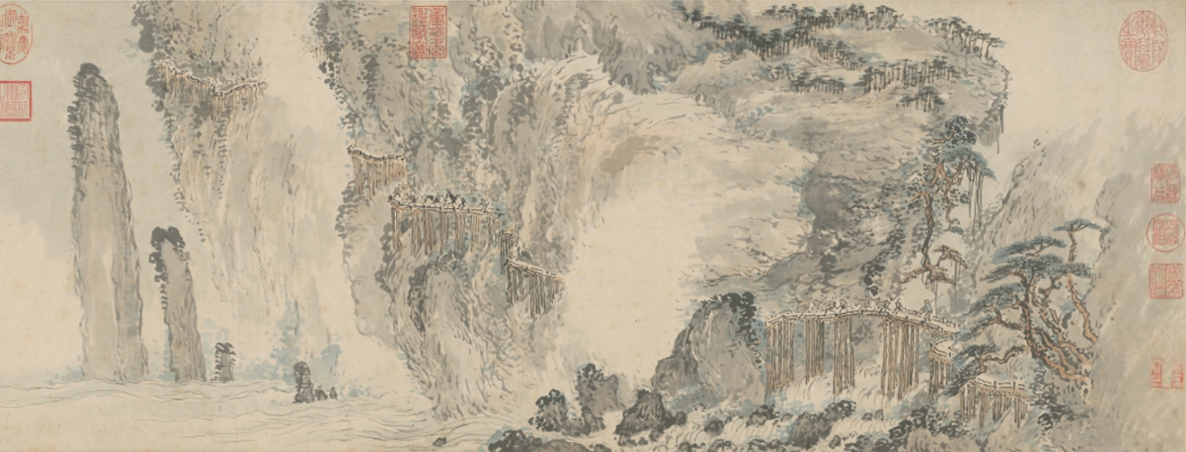 《蜀道难图卷》,铜鍪等领衔,看蜀道之上的艺术人文