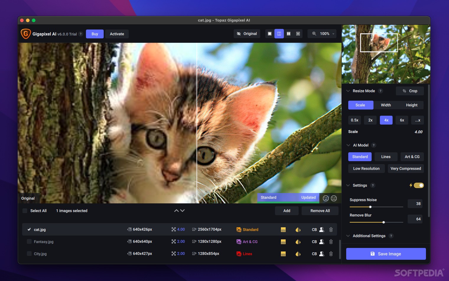 topaz gigapixel ai for mac(照片放大工具)完美兼容版