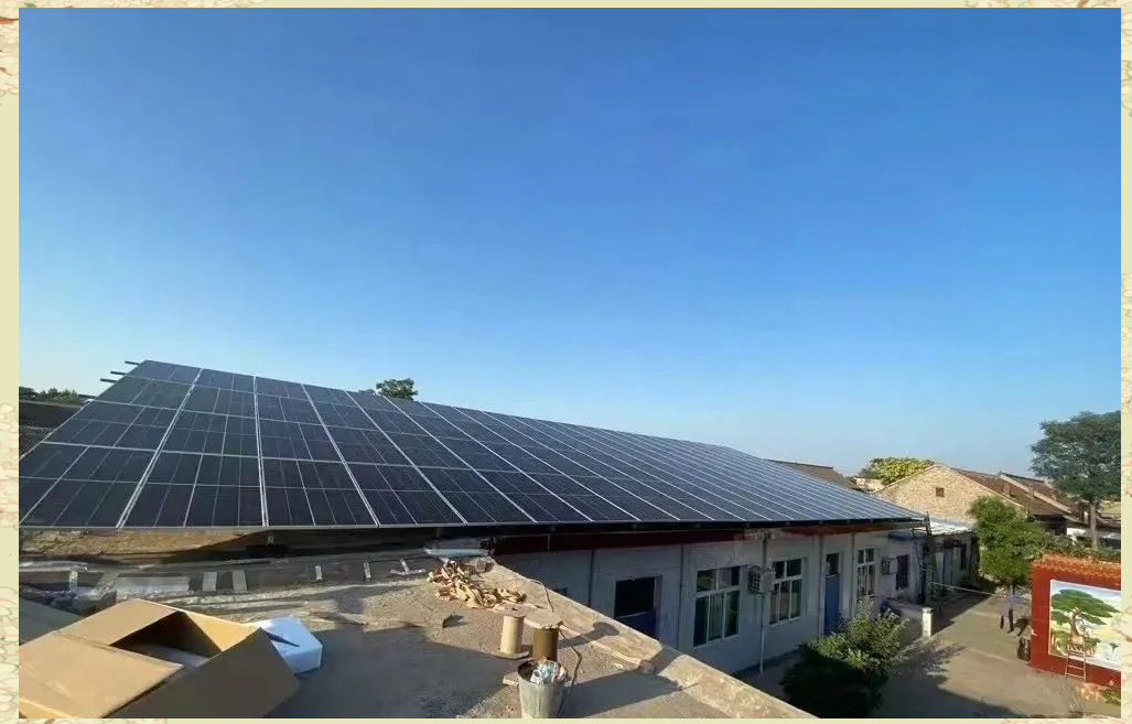 忻口镇农户出租屋顶,光伏发电带来丰厚租金收益