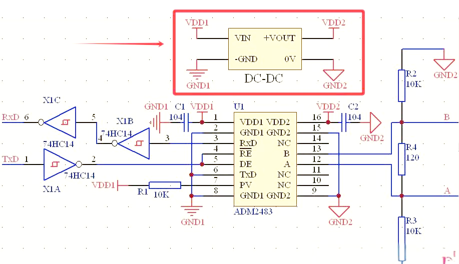 rs485通信中,多种电路设计方案的应用