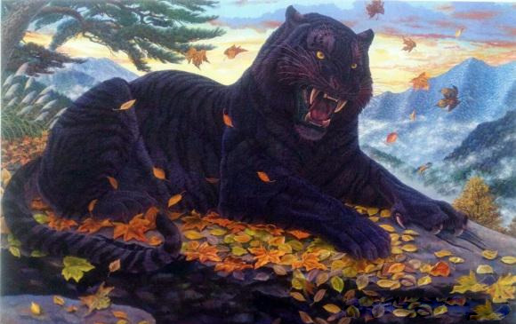 四川相传出现过"霸王猇",体型跟虎相似,在500年前灭绝了