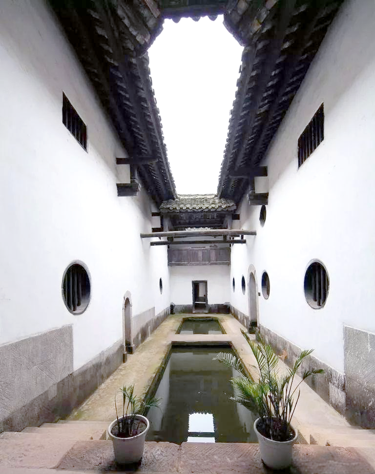 徽派建筑中的天井特色