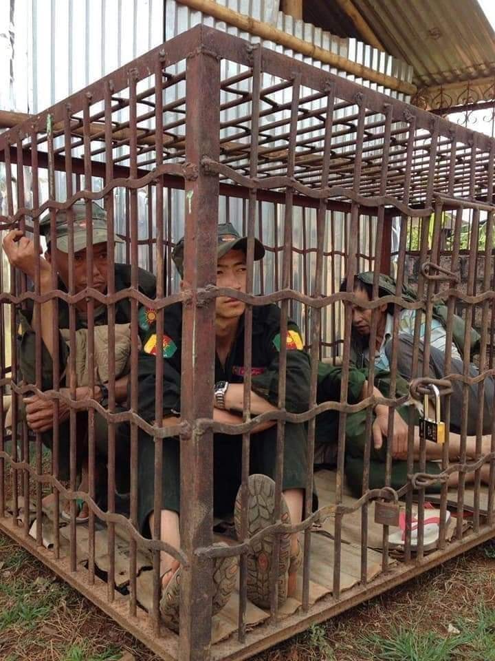 缅甸监狱照片脚镣图片