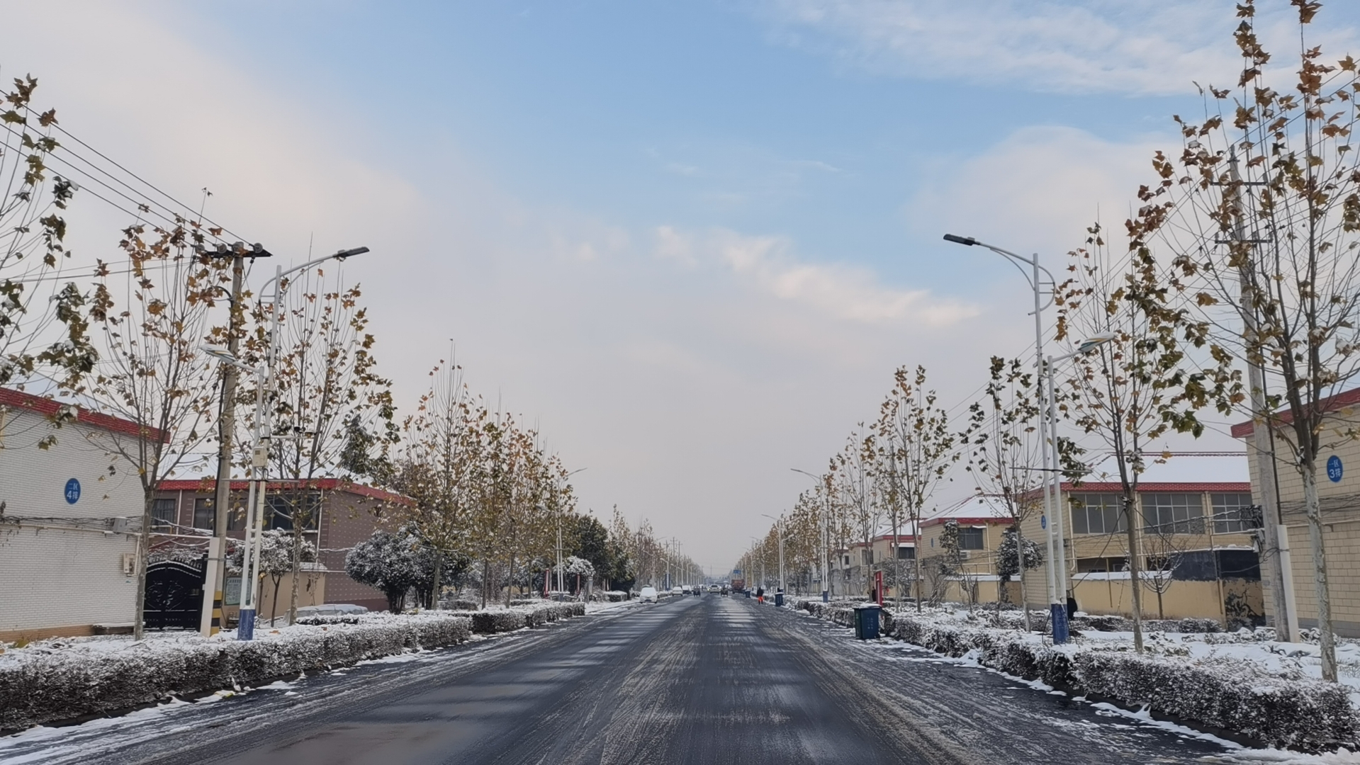 禹州市梁北镇:雪后美景如画