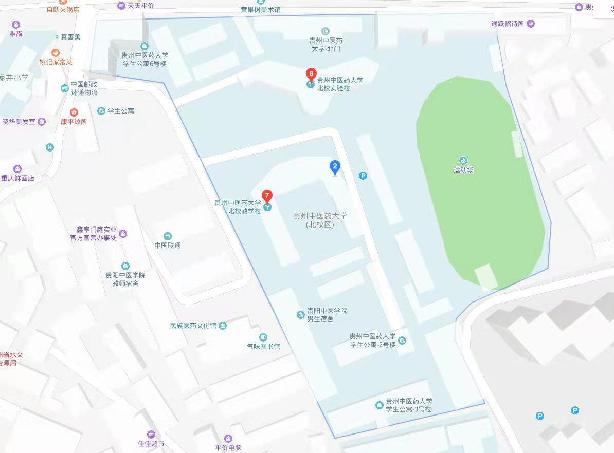 贵州中医药大学地图图片