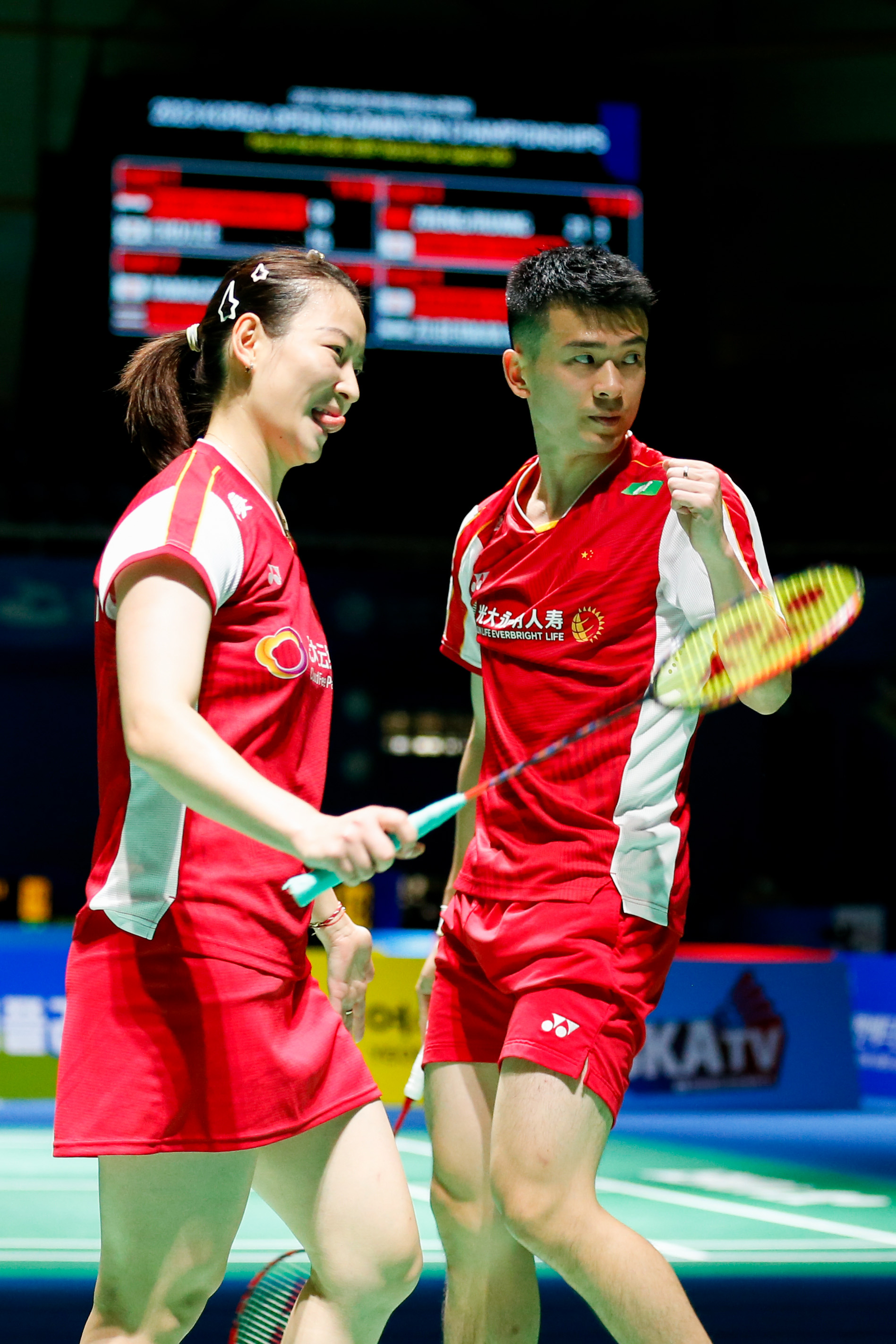 羽毛球——韩国公开赛:郑思维/黄雅琼首轮晋级