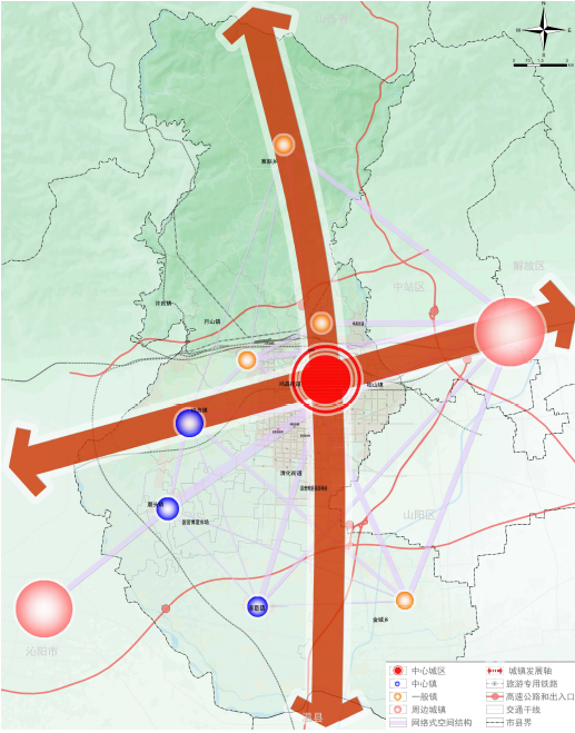 焦作市道路规划图图片