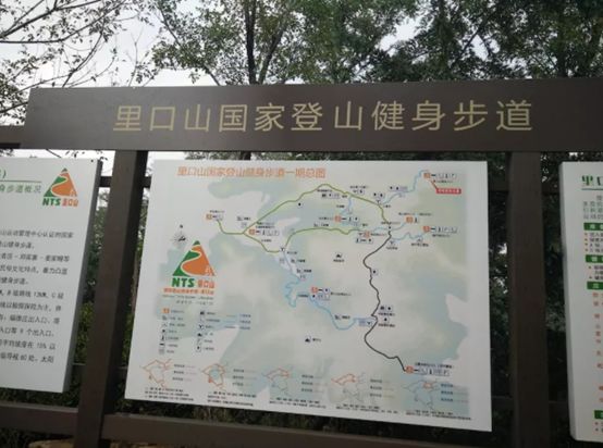 威海里口山徒步路线图图片