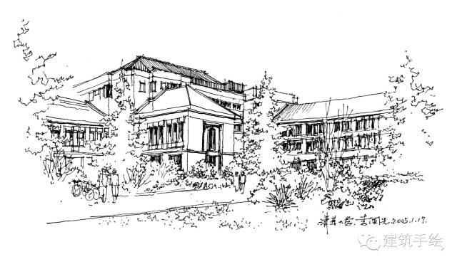 手绘毕业季-清华大学