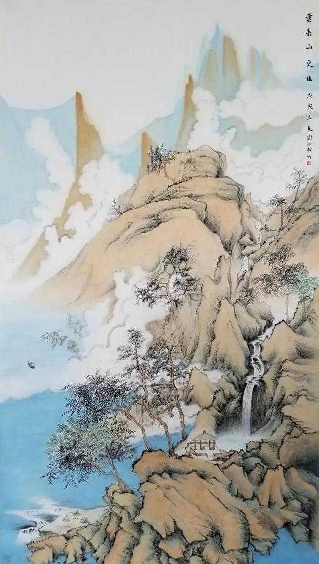 山水女画家中国艺术研究院在读博士周松竹