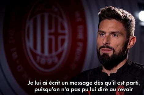 吉鲁:本泽马世界杯离队后我给他发了短信,告诉他我感到非常失望