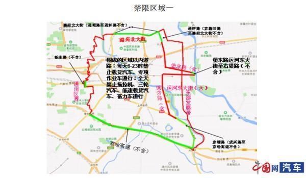 通州限行区域地图2020图片