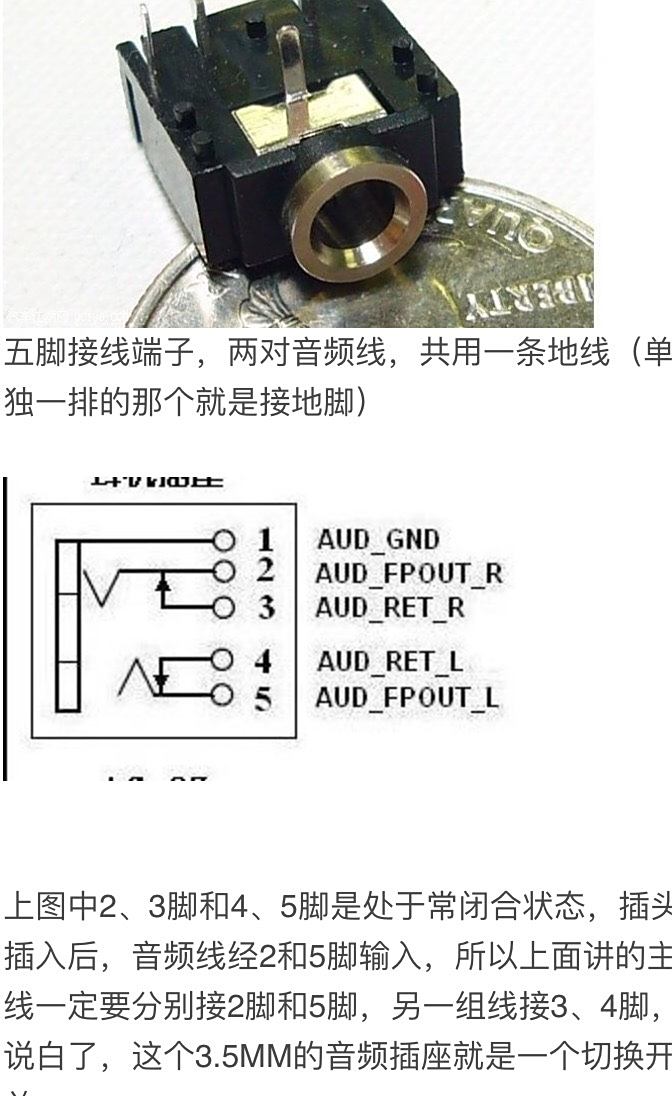 aux接口图解图片