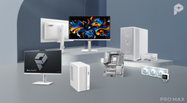 微星发布全新PRO MAX系列：显示器、电源都有 全系纯白配色