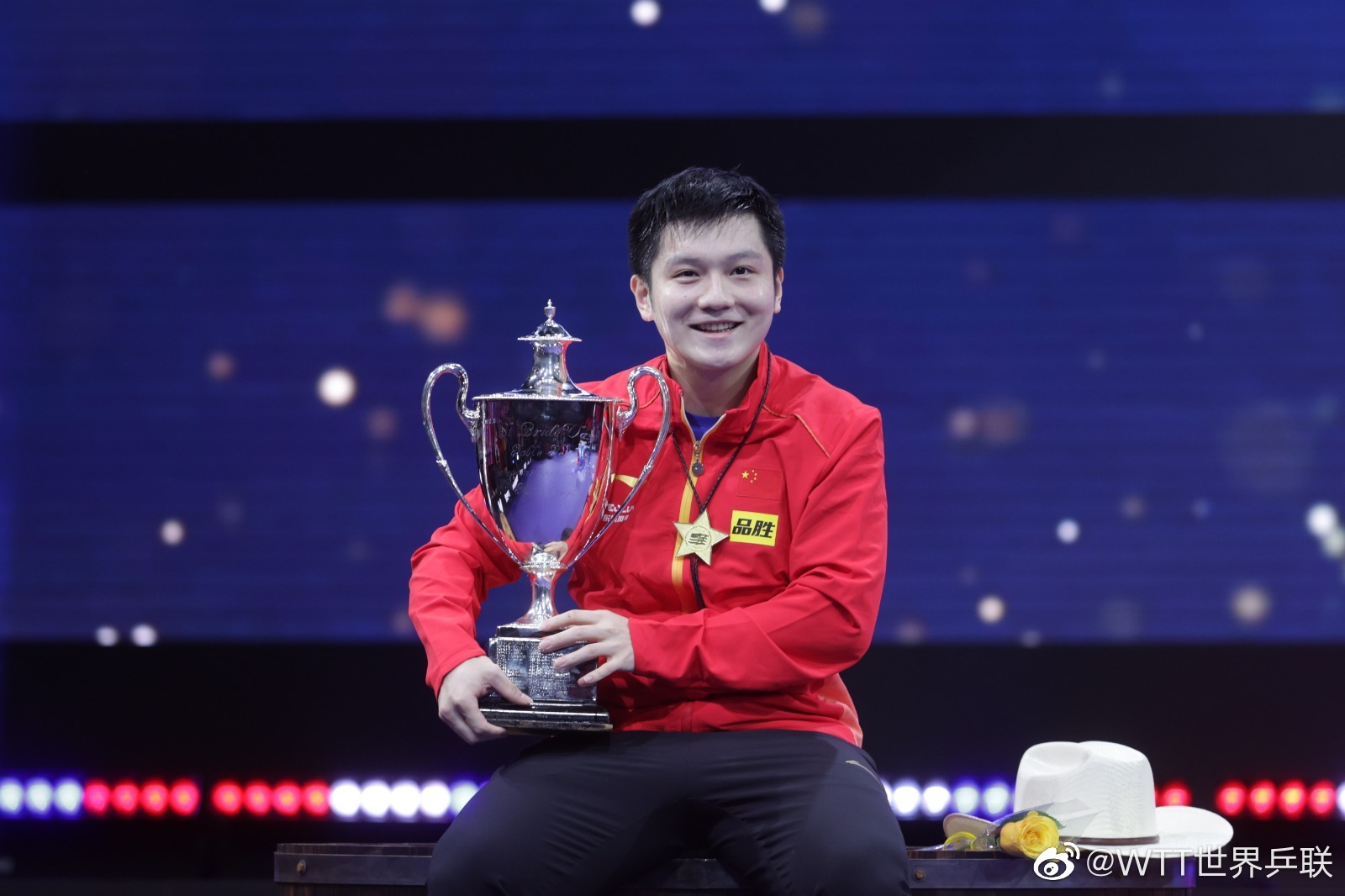 樊振东.(图片来源:wtt世界乒联微博)