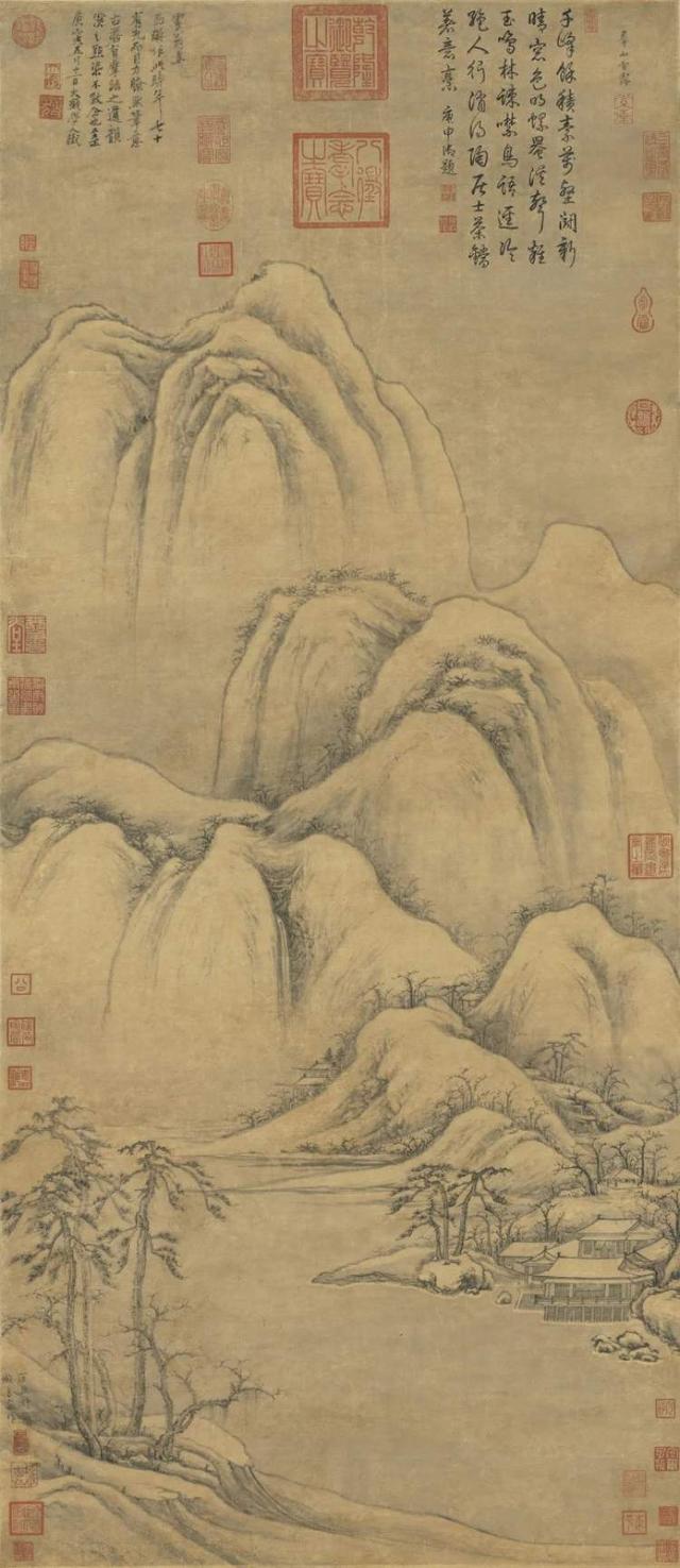 赵孟頫山水画作品分析图片