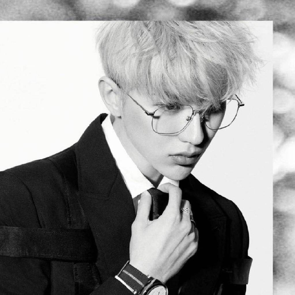 蔡徐坤更换微博头像 银发搭配细框眼镜变身禁欲系少年