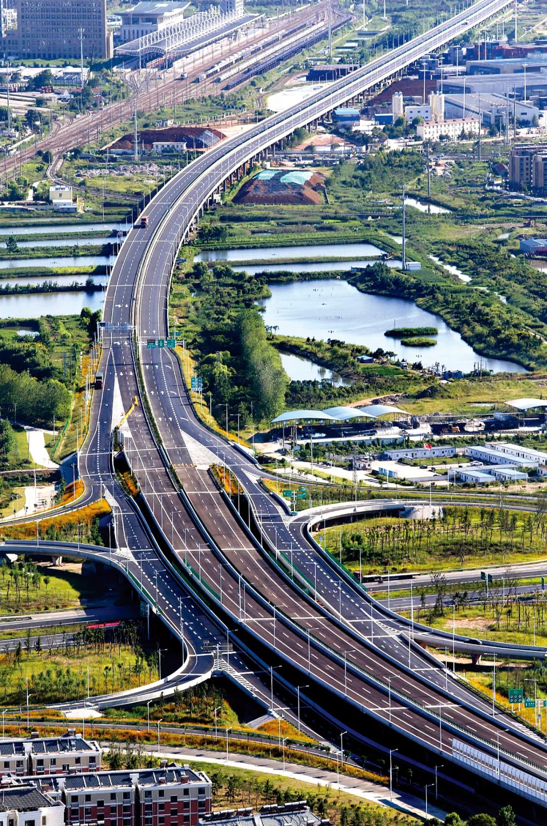 硖许公路高架快速路图片