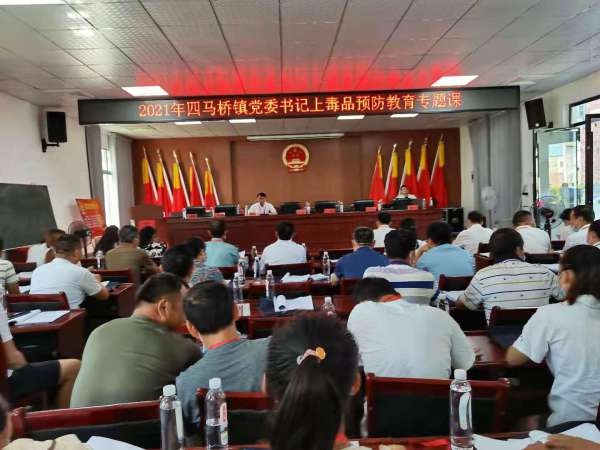 道县四马桥镇党委书记上毒品预防教育专题课