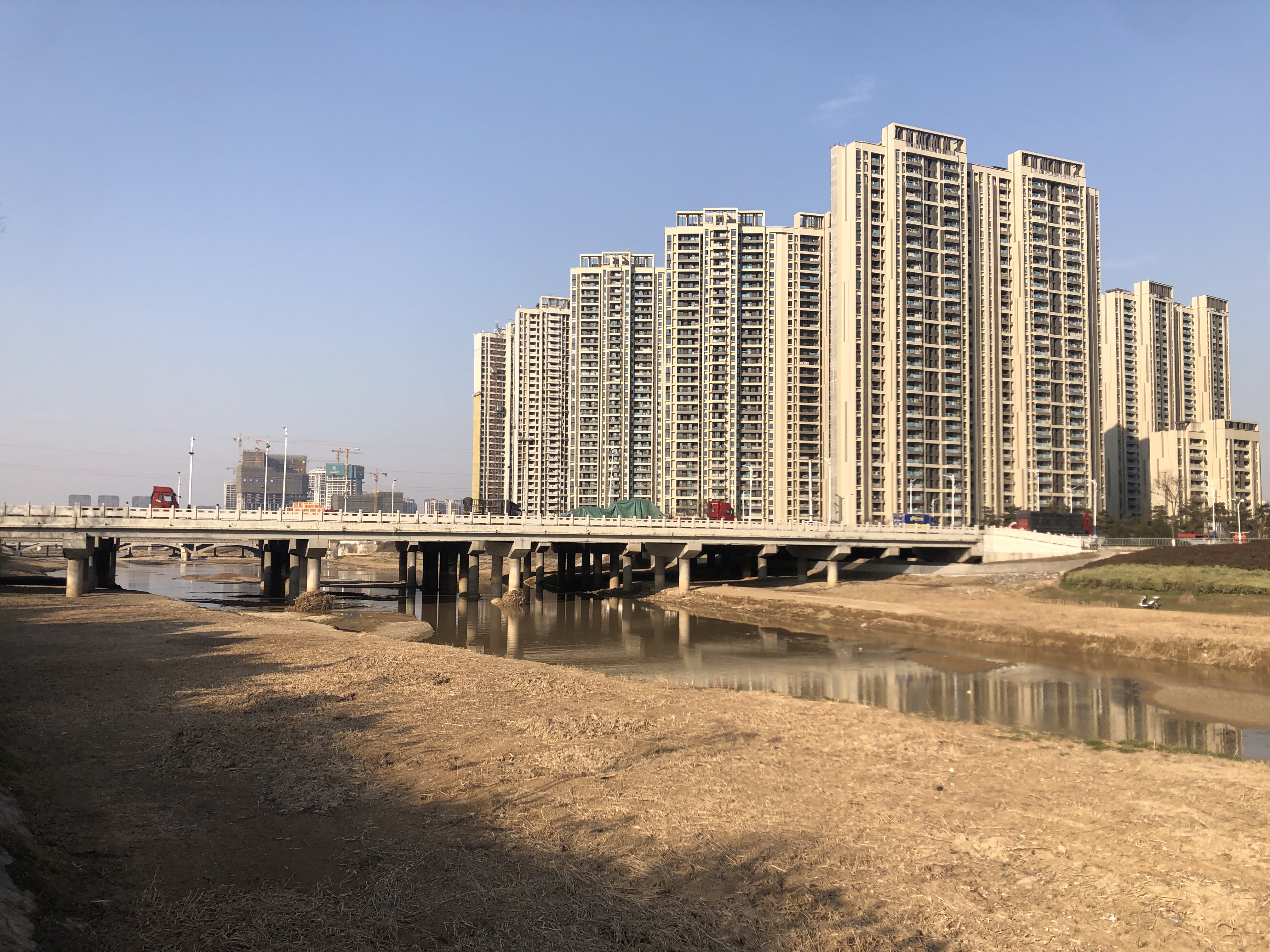 西安浐河上的桥们