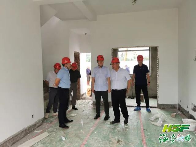 潘辉调研迈湾水利枢纽工程垦区移民安置点项目建设情况