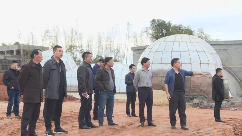 县领导朱正权调度中国·汉寿国际旅游度假区项目建设