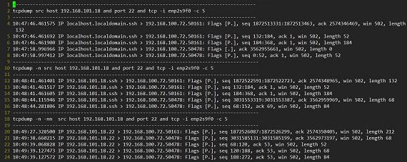 tcpdump抓包命令