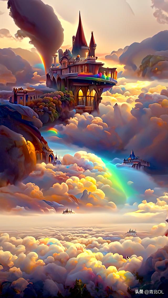 七彩城堡|手机壁纸