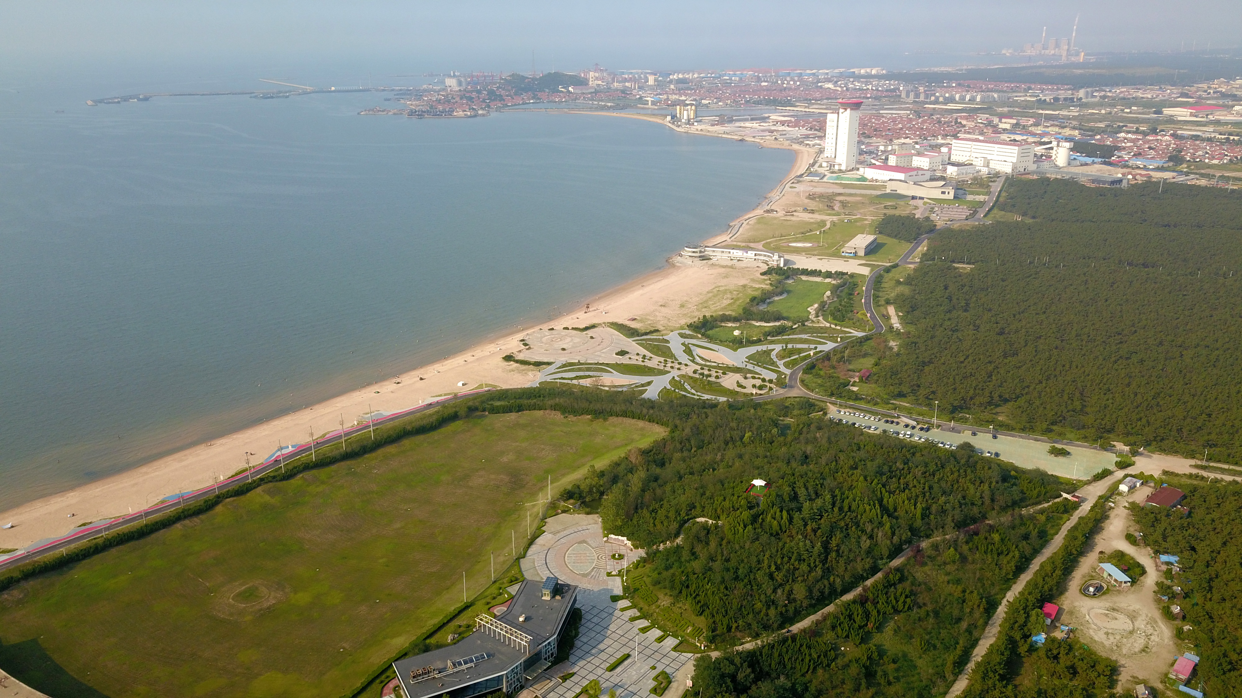 (环境)山东莱州三山岛:往日尾矿场 今成风景区