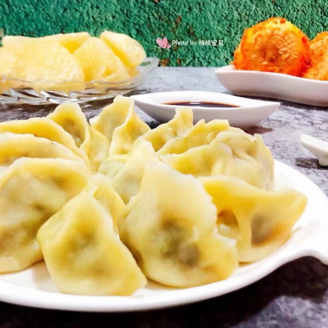 海麻线鲜肉水饺,鲜美无比,让人回味无穷